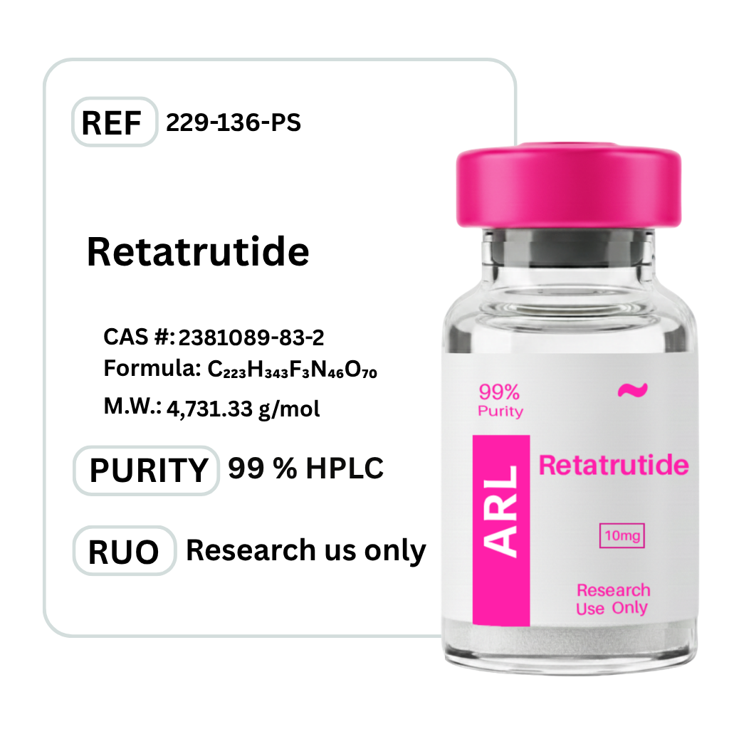 amble retatrutide Retatrutide Triple Agonist – Grand Rapids Peptides (ARL) x