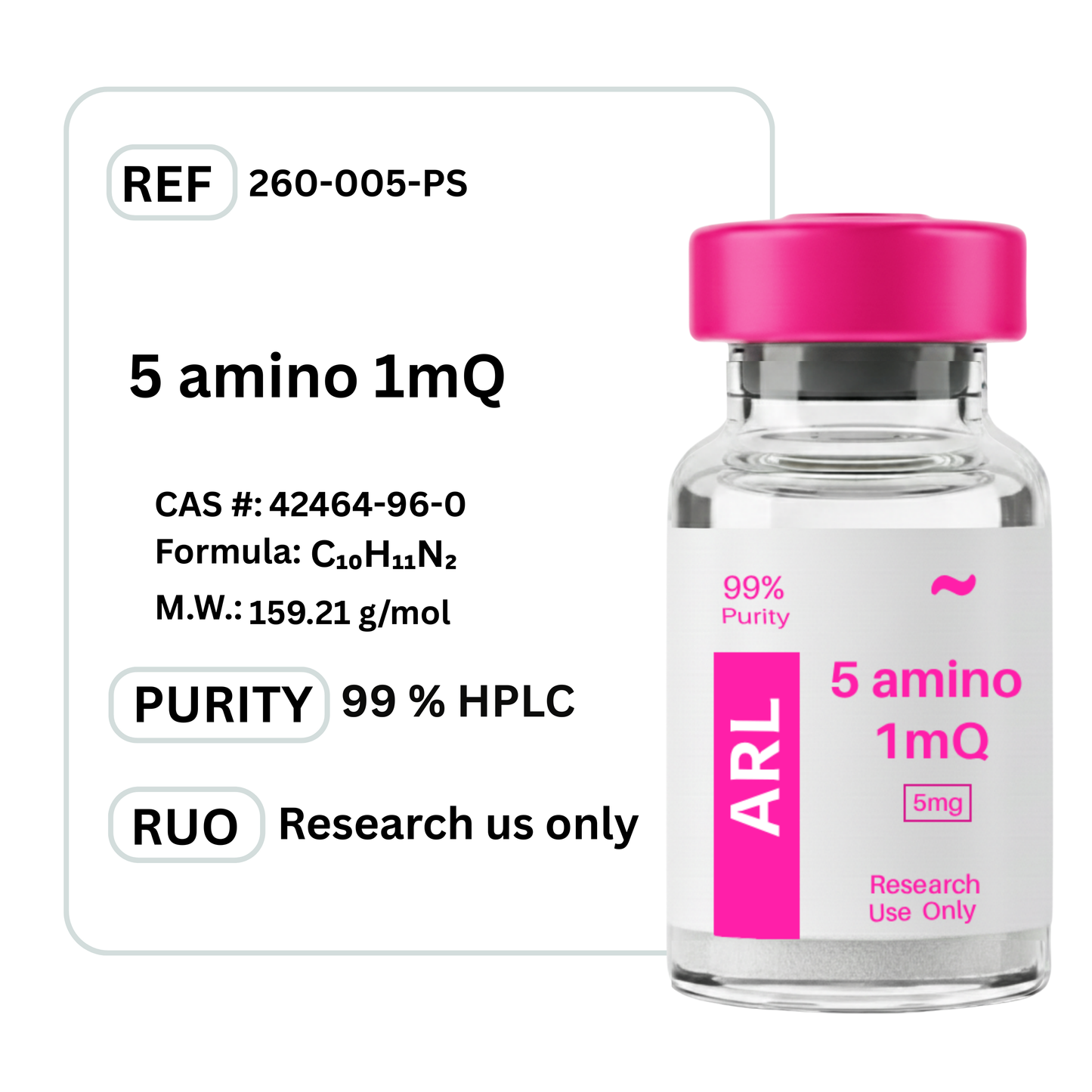 5-Amino-1MQ - Premium Research Peptide