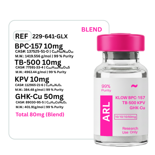 KLOW Blend - GHK-CU + TB-500 + BPC-157 + KPV 10mg